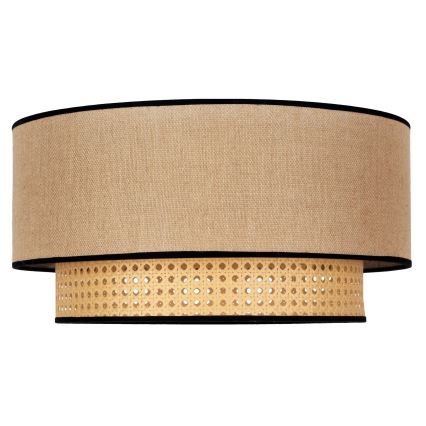 Duolla - Stropna svjetiljka BOHO 1xE27/15W/230V pr. 45 cm bež/ratan