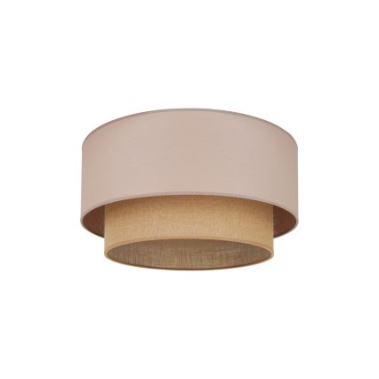 Duolla - Stropna svjetiljka BOHO 1xE27/15W/230V pr. 45 cm bež/smeđa