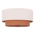 Duolla - Stropna svjetiljka BOHO 3xE27/15W/230V promjer 60 cm bež/smeđa