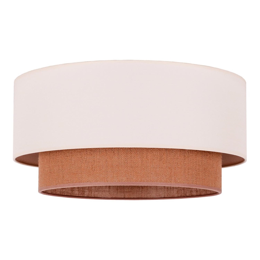 Duolla - Stropna svjetiljka BOHO 3xE27/15W/230V promjer 60 cm bež/smeđa