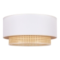 Duolla - Stropna svjetiljka BOHO 3xE27/15W/230V promjer 60 cm krem/ratana