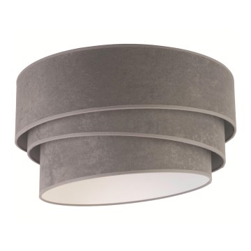 Duolla - Stropna svjetiljka DEVON 1xE27/40W/230V pr. 45 cm siva