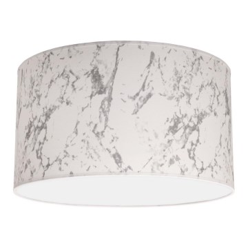 Duolla - Stropna svjetiljka MARBLE 1xE27/40W/230V pr. 45 cm bijela/siva