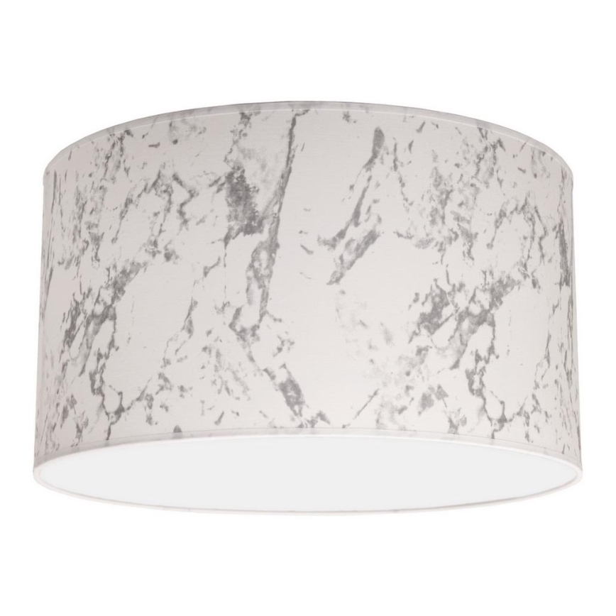 Duolla - Stropna svjetiljka MARBLE 1xE27/40W/230V pr. 45 cm bijela/siva