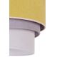 Duolla - Stropna svjetiljka TRIO 1xE27/15W/230V pr. 45 cm žuta/siva/bijela