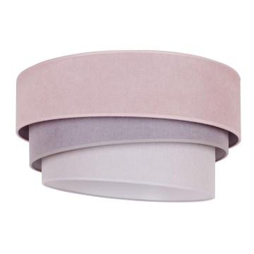 Duolla - Stropna svjetiljka TRIO 1xE27/15W/230V promjer 45 cm ružičasta/siva/bijela