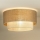 Duolla - Stropna svjetiljka YUTE BOHO 3xE27/15W/230V pr. 60 cm smeđa/siva