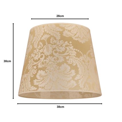 Duolla - Univerzalni sjenilo CLASSIC L E27 promjer 38 cm zlatna