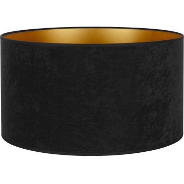 Duolla - Univerzalni sjenilo VELVET E27 promjer 35 cm crno/zlatno