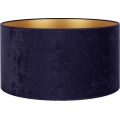 Duolla - Univerzalni sjenilo VELVET E27 promjera 35 cm plavo/zlatno