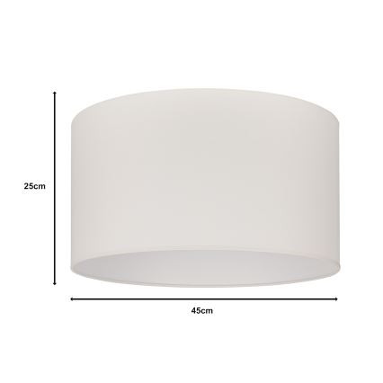 Duolla - Univerzalno sjenilo ROLLER E27 pr. 45 cm krem