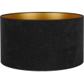 Duolla - Univerzalno sjenilo VELVET E27 pr. 35 cm crna/zlatna