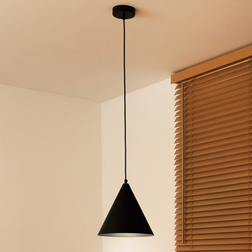 Duolla - Viseći luster na kabelu IRONLINE 1xG9/3W/230V Ø 25 cm crna