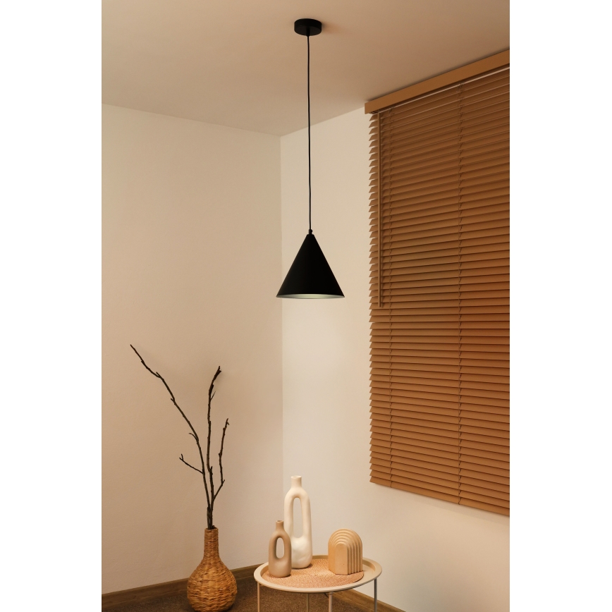 Duolla - Viseći luster na kabelu IRONLINE 1xG9/3W/230V Ø 25 cm crna