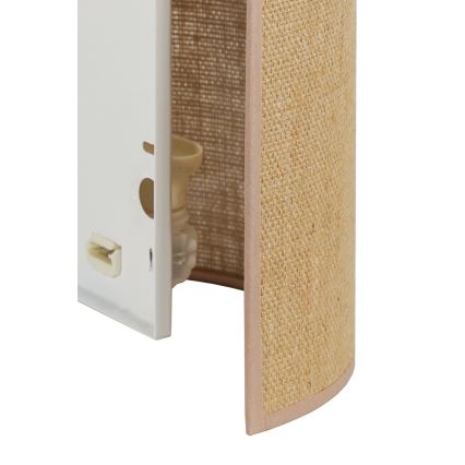 Duolla - Zidna svjetiljka YUTE 1xE27/15W/230V pr. 20 cm smeđa