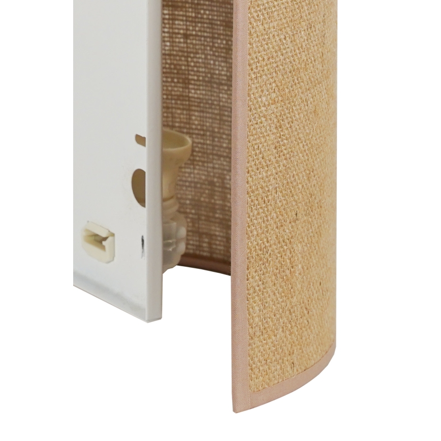 Duolla - Zidna svjetiljka YUTE 1xE27/15W/230V pr. 20 cm smeđa