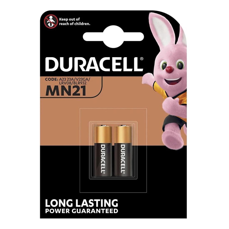 Duracell - 2 kom Alkalijska baterija MN21/A23 12V 50 mAh