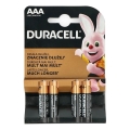 Duracell - 4 kom Alkalne baterije Basic LR03/AAA 1,5V 2400 mAh