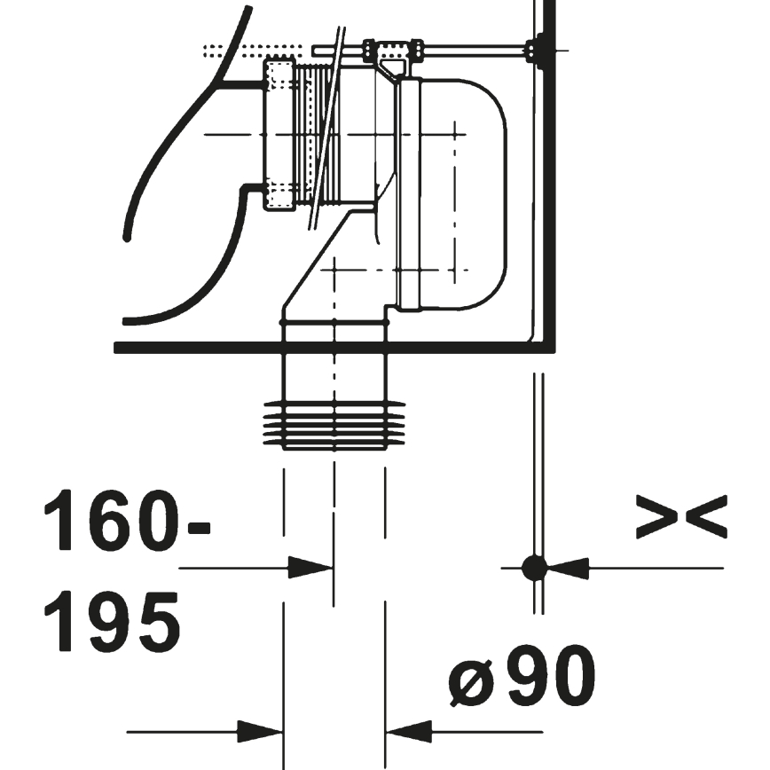 Duravit 20600900002 - Kombinirani WC D-CODE keramika/sjajna bijela