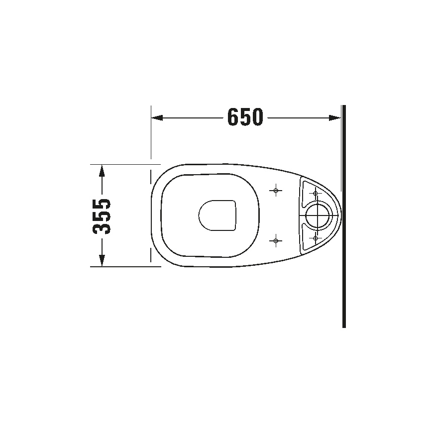 Duravit 21110900002 - Kombinirani WC D-CODE keramika/sjajna bijela