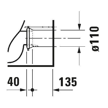 Duravit 21150900002 - Podna WC školjka D-CODE, keramika/visoki sjaj bijela