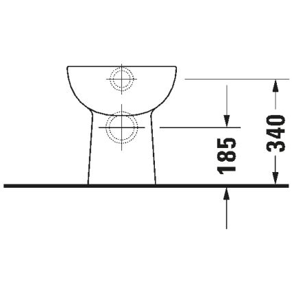 Duravit 21150900002 - Podna WC školjka D-CODE, keramika/visoki sjaj bijela
