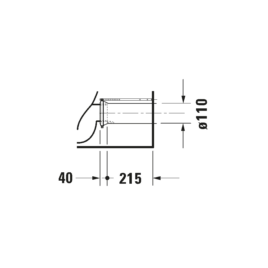 Duravit 21180900002 - WC kompakt D-CODE keramika/sjajna bijela