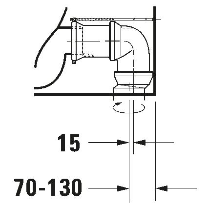 Duravit 21180900002 - WC kompakt D-CODE keramika/sjajna bijela