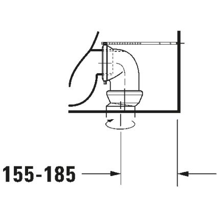 Duravit 21180900002 - WC kompakt D-CODE keramika/sjajna bijela