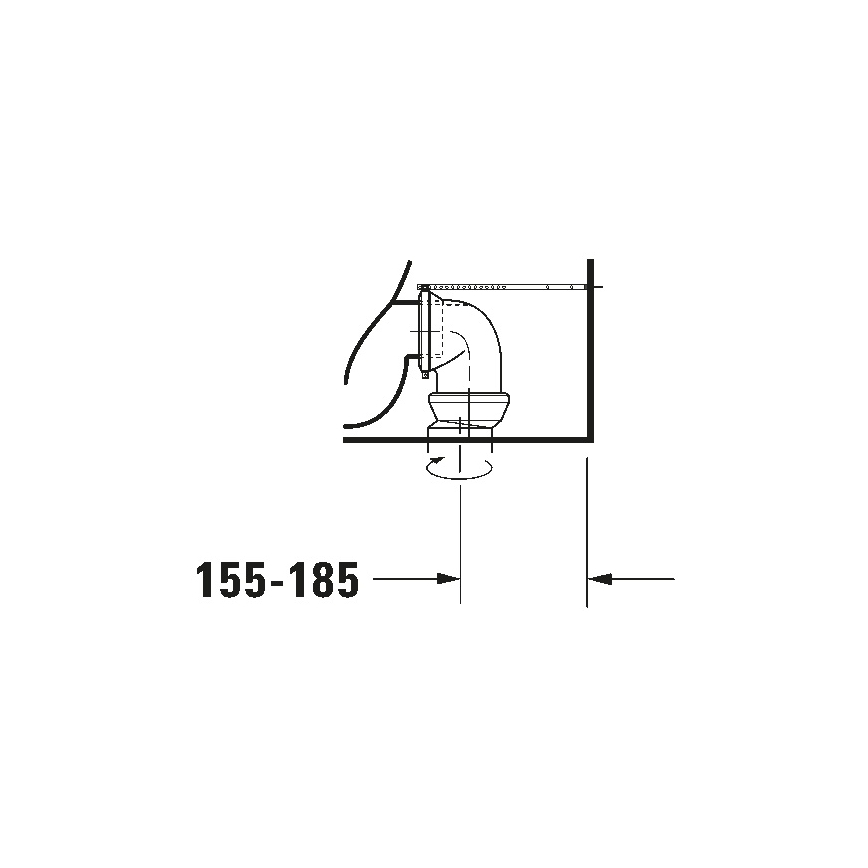 Duravit 21180900002 - WC kompakt D-CODE keramika/sjajna bijela