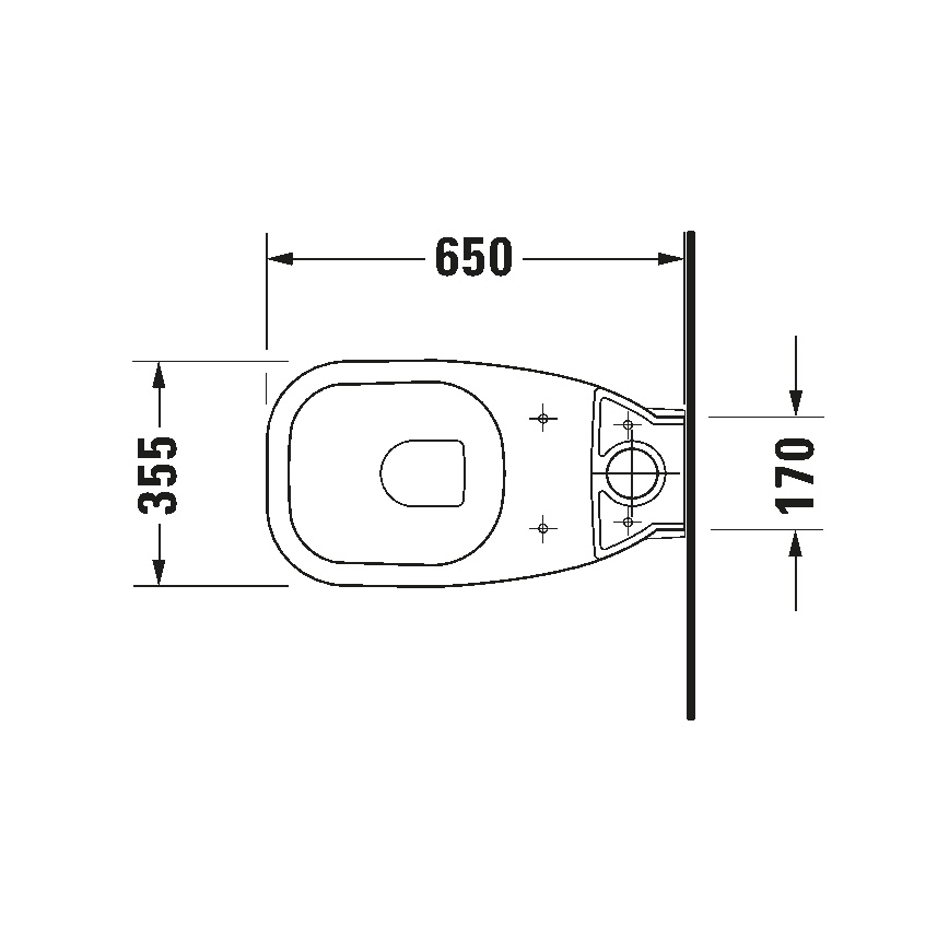 Duravit 21180900002 - WC kompakt D-CODE keramika/sjajna bijela