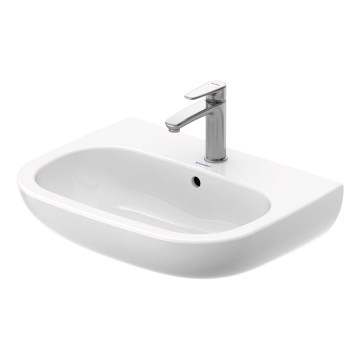 Duravit 23106000002 - Zidni umivaonik D-CODE 60x46 cm keramika/sjajna bijela