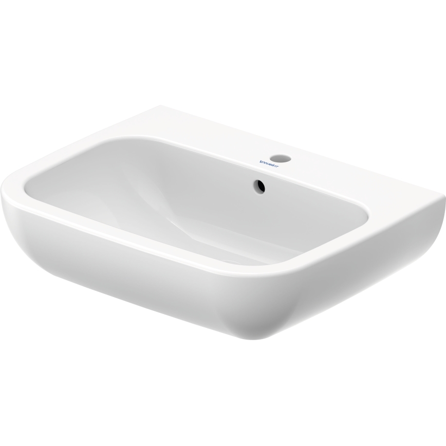 Duravit 23106500002 - Zidni umivaonik D-CODE 65x50 cm keramika/sjajna bijela