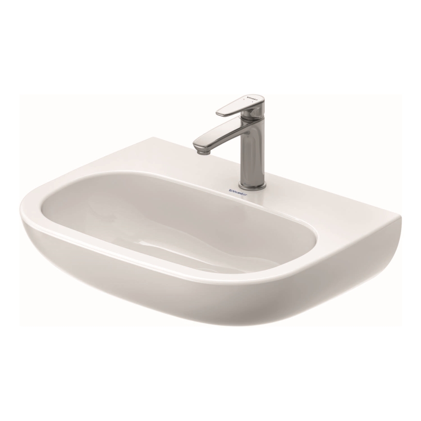 Duravit 23116000002 - Zidni umivaonik D-CODE 60x46 cm keramika/sjajna bijela