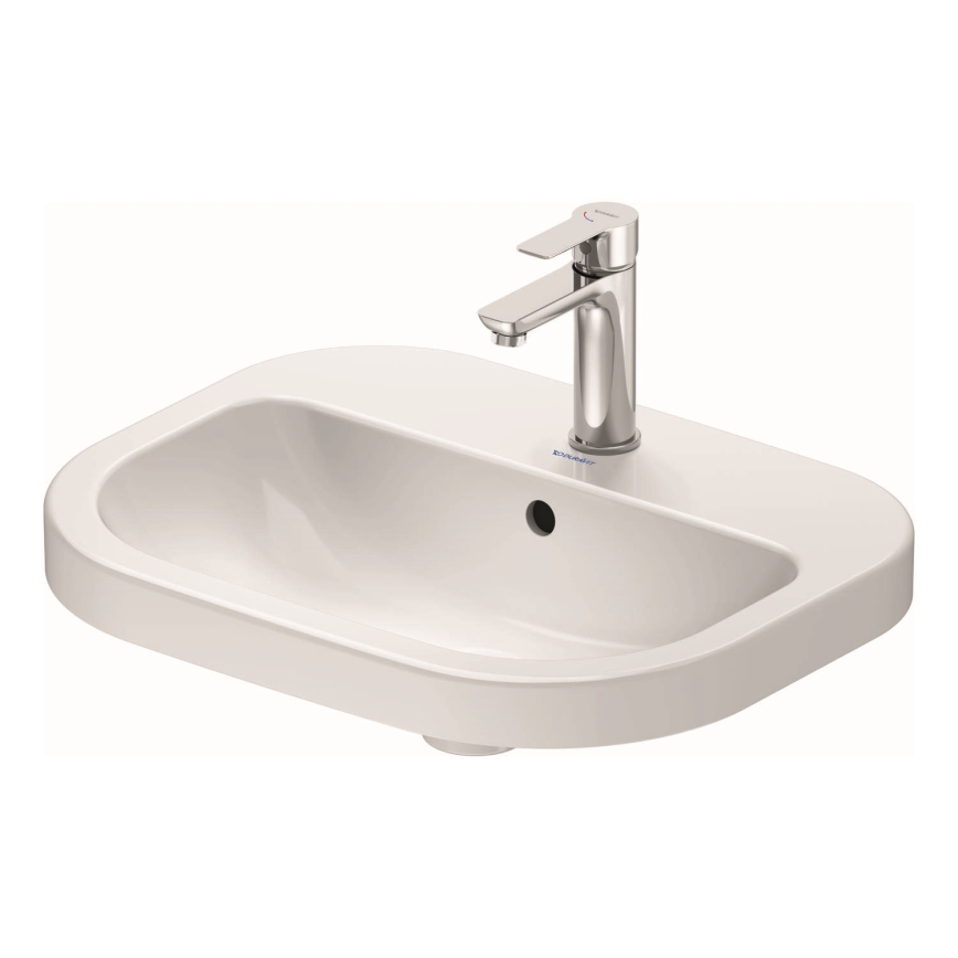 Duravit 24025500002 - Zidni umivaonik D-CODE 55x44 cm keramika/bijela visokog sjaja