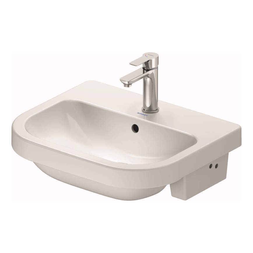 Duravit 24035500002 - Ugradbeni umivaonik D-CODE 55x45,5 cm keramika/sjajna bijela