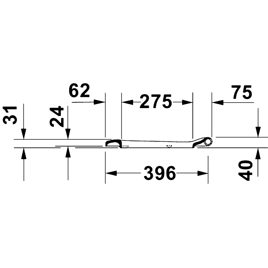 Duravit 28310000 - WC sjedalo D-CODE 37,4x42 cm bijelo