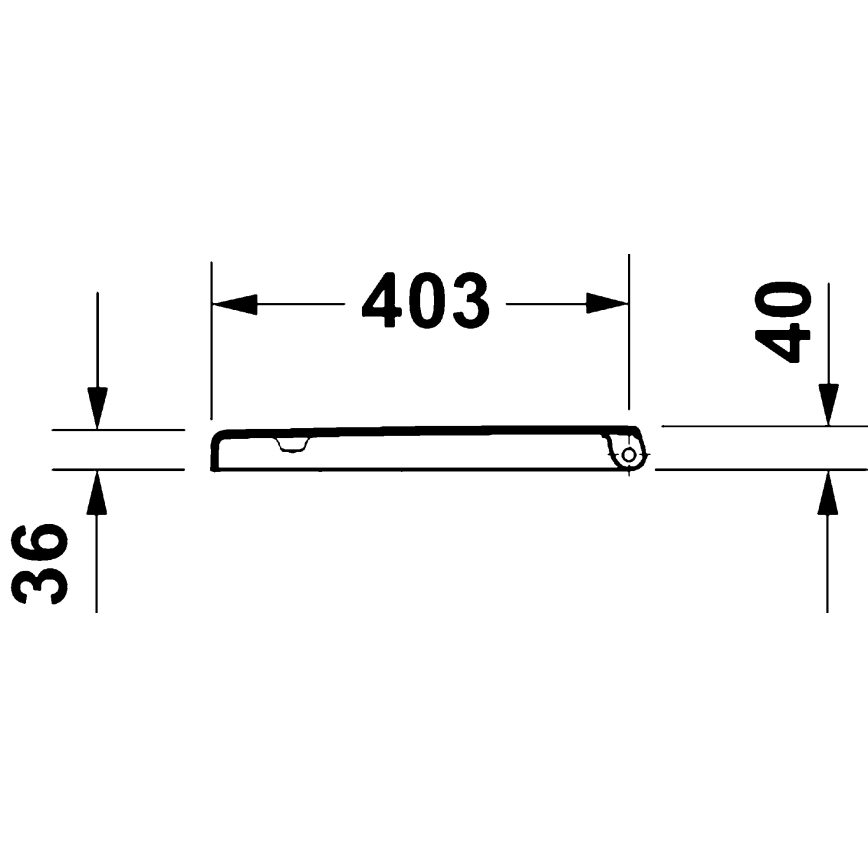 Duravit 28310000 - WC sjedalo D-CODE 37,4x42 cm bijelo