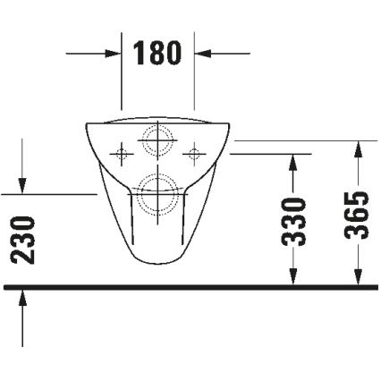 Duravit 45351900A1 - Zidno viseće WC školjka s daskom D-CODE, keramika/sjajna bijela