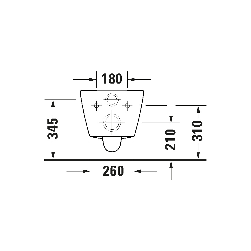 Duravit 49030900B2 - Zidni WC s daskom D-CODE, keramika/sjajna bijela