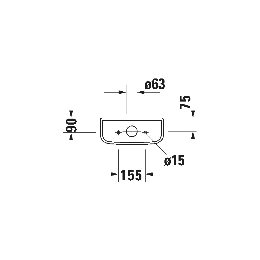 Duravit 927000004 - Vodokotlić za WC D-CODE 6/3l keramika/bijela