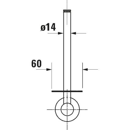 Duravit 99151000 - Držač toaletnog papira D-CODE, sjajni krom