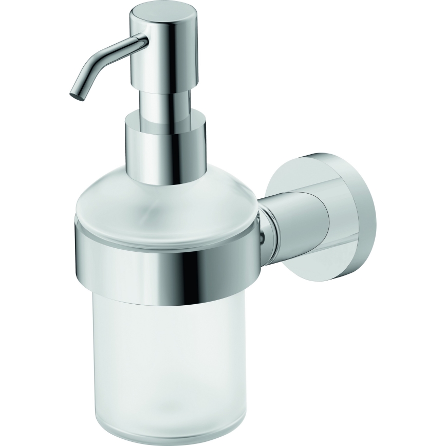 Duravit 99161000 -Zidni dozator tekućeg sapuna D-CODE 390 ml mliječno staklo/sjajni krom