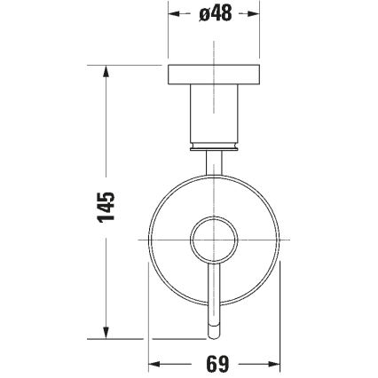 Duravit 99164600 - Zidni dozator tekućeg sapuna D-CODE 390 ml mliječno staklo/mat crna