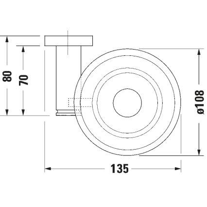 Duravit 99184600 - Zidna posuda za sapun D-CODE, desna, mat crna