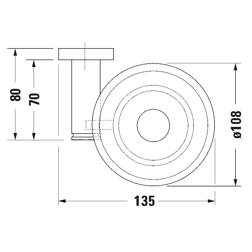 Duravit 99184600 - Zidna posuda za sapun D-CODE, desna, mat crna