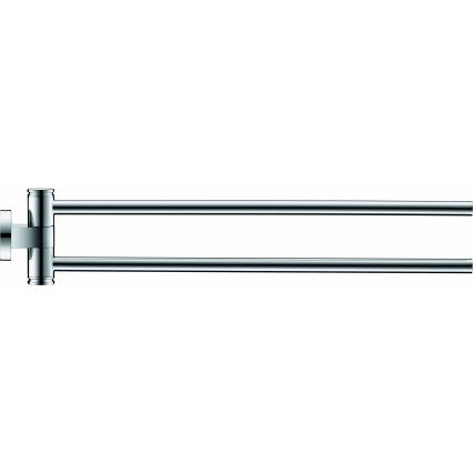 Duravit 99221000 - Zidna vješalica za ručnike D-CODE 44,7 cm, sjajni krom