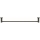 Duravit 99244600 - Zidna vješalica za ručnike D-CODE 64,5 cm mat crna