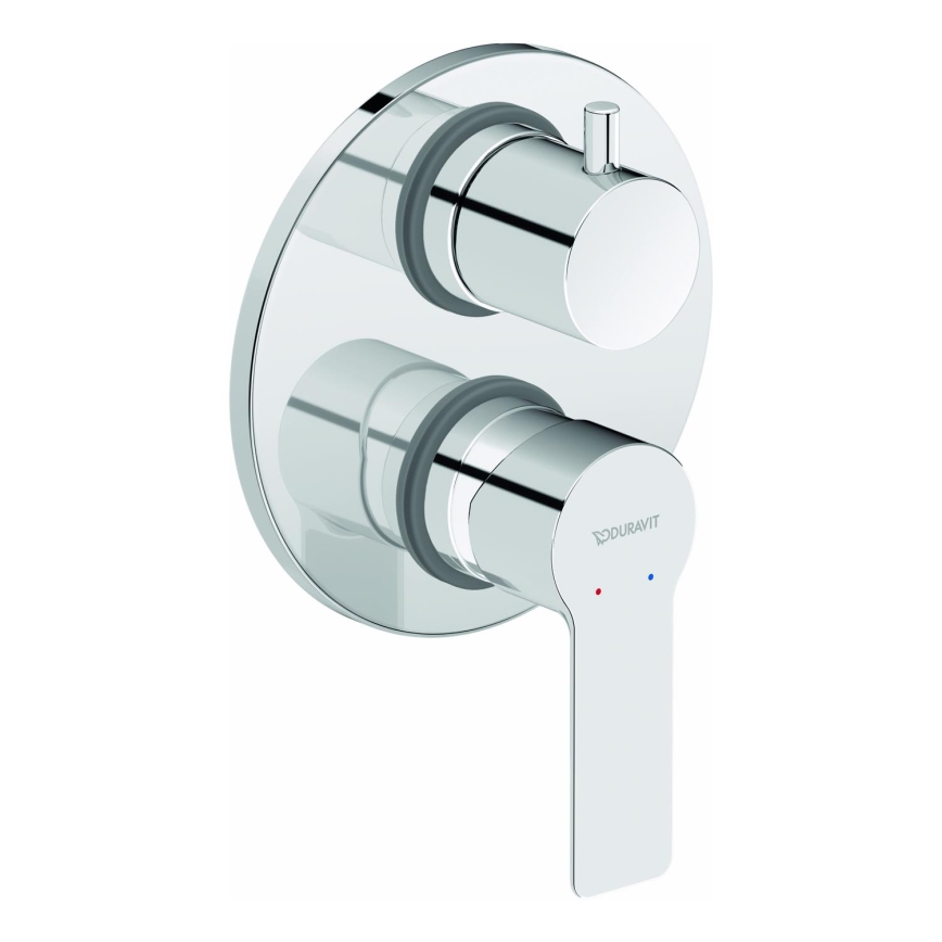 Duravit DC5210008010 - Tuš miješalica za podžbuknu instalaciju D-CODE, sjajni krom