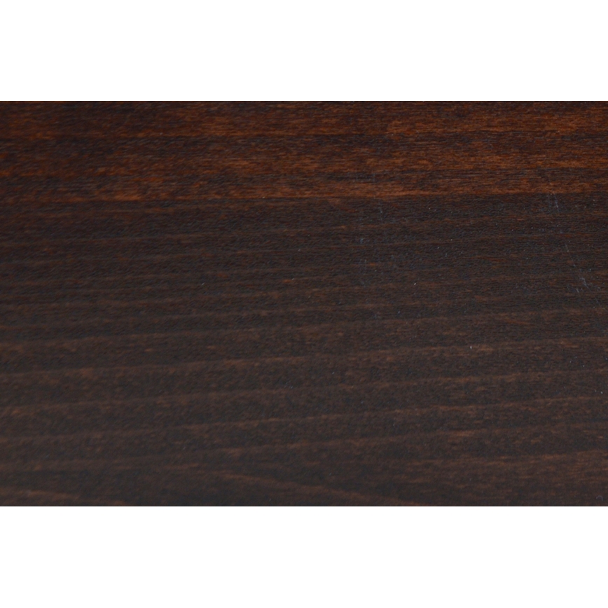 Двойно легло от масивно дърво с вместимост ANGELA 180x200 см тъмен орех